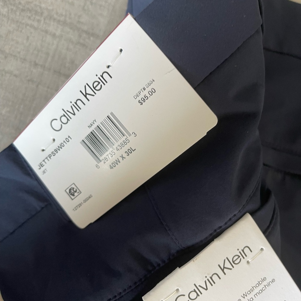 Calvin Klein Men's Dark Blue Dress Pants - Picture 8 of 11